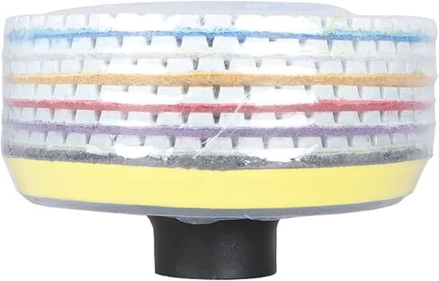 kimllier 7Pcs 4 Inch Diamond Polishing Pads Wet Dry Set Fit for Concrete Quartz Stone Countertop Granite Polishing in Saudi Arabia