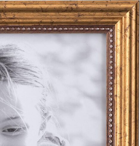 Malden International Designs Classic Wood Picture Frame, 8x10, Gold in Saudi Arabia