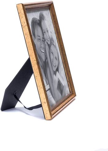 Malden International Designs Classic Wood Picture Frame, 8x10, Gold in Saudi Arabia