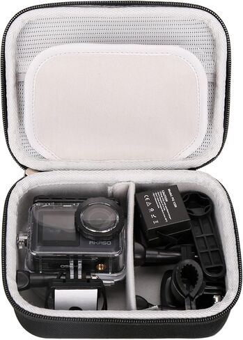 Mchoi Hard Carrying Case Suitable for AKASO EK7000 / 4K30FPS Action Camera Ultra HD Underwater Camera, Waterproof Shockproof Action Camera Travel Protective Case, Case Only in Saudi Arabia