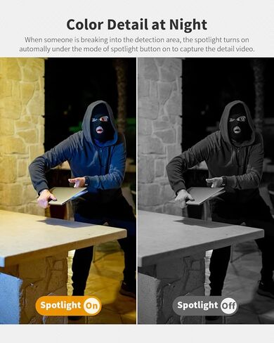 تشتمل كاميرات الأمان الخلوية Ebitcam 4G LTE على بطاقة SD وSIM، وكاميرا تعمل بالطاقة الشمسية لا تحتاج إلى شبكة WiFi، وفيديو مباشر بدقة 2K، وعرض 360 درجة، ورؤية ليلية ملونة، وتنبيه الحركة وصفارات الإنذار، والوصول عن بعد والتشغيل على الهاتف in Kuwait