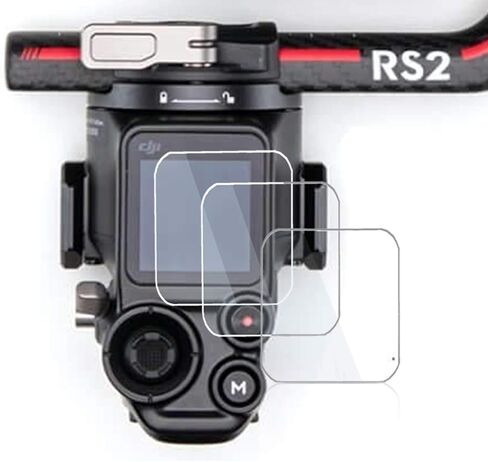 ديبوس واقي شاشة زجاجي متوافق مع دي جيه اي ار اس 2 ار اس 2 رونين-اس 2، غطاء واقي صلب من الزجاج المقوى مضاد للخدش من كليرا (عبوة من 3 قطع) in Kuwait