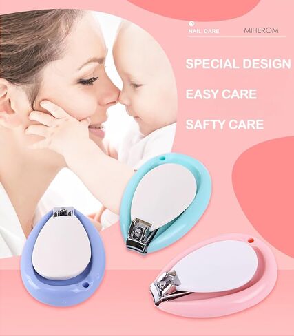 MiHerom Steady Grip Fold-Up Nail Clippers for All Age from Newborns to Toddlers in Saudi Arabia