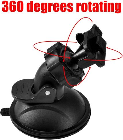 قاعدة تثبيت بالشفط لكاميرا YI Dash Cam، حامل لاصق متوافق مع كاميرا Yi Dash ، مع نقطتي دوارة مختلفة (2 حزمة)، ممسحتان (جافة ورطبة)، 2 شريط لاصق مزدوج الجانبين in Kuwait