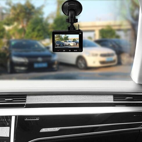 قاعدة تثبيت بالشفط لكاميرا YI Dash Cam، حامل لاصق متوافق مع كاميرا Yi Dash ، مع نقطتي دوارة مختلفة (2 حزمة)، ممسحتان (جافة ورطبة)، 2 شريط لاصق مزدوج الجانبين in Kuwait