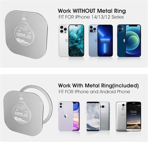 TIMETOP DJI Magnetic Ring Holder Clamp - for DJI OM 6 / OM 5 / OM 4 / OM 4 SE Adapter Mount Compatible with DJI Osmo Gimbal Stabilizer, DJI OM Accessories in Kuwait