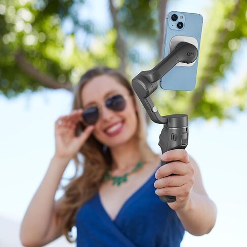 TIMETOP DJI Magnetic Ring Holder Clamp - for DJI OM 6 / OM 5 / OM 4 / OM 4 SE Adapter Mount Compatible with DJI Osmo Gimbal Stabilizer, DJI OM Accessories in Kuwait