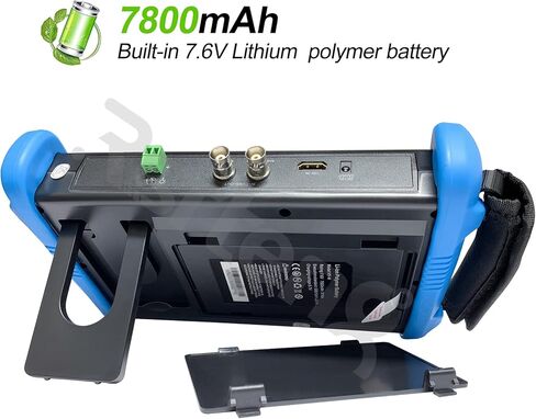 Rsrteng CCTV جهاز اختبار الكاميرا الأمن IP جهاز اختبار الكاميرا 8MP CVI TVI AHD CVBS جهاز اختبار الكاميرا 7 بوصة IPS شاشة تعمل باللمس دعم POE 4K HDMI IPC تستر IPC-9800ADH Plus+ in Kuwait