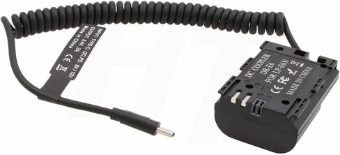 LP-E6N LP-E6NH Dummy Battery AC DC Power Adapter for Canon R5C R7 R6 R6II R5 R 6D 7D 5D Mark II IV EOS SMALLHD 500 700 Portkeys PT5 Monitor in Kuwait
