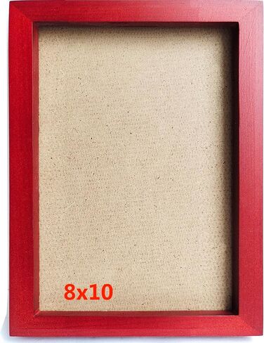 ZXT-parts 3.5x5 Picture Frames Red Photo Frame. Solid Wood, Plastic Panel, The Tabletop or The Wall. in Saudi Arabia