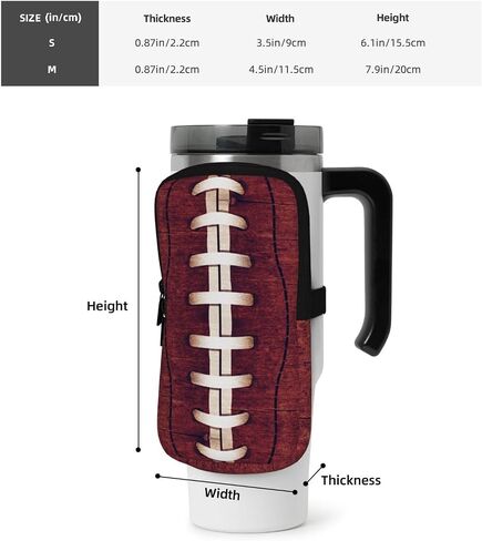 WtallasiSei Raccoon Water Bottle Pouch For Cup 20oz 30oz 40oz With Handle Yoga Gym Sports Water Bottle Bag Adjustable Strap For Men Women Sports Arm Bag in Saudi Arabia