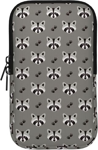 WtallasiSei Raccoon Water Bottle Pouch For Cup 20oz 30oz 40oz With Handle Yoga Gym Sports Water Bottle Bag Adjustable Strap For Men Women Sports Arm Bag in Saudi Arabia