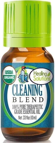 Healing Solutions Oils Blends 10ml - Cleaning Blend Essential Oil - 0.33 Fluid Ounces in Kuwait