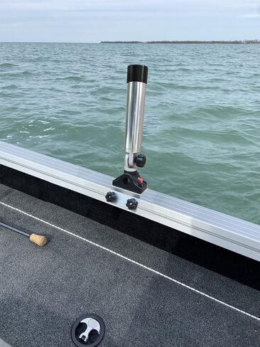 Brocraft Aluminum Heavy Duty Rocket Launcher Rod Holder with Gunnel Track System Bracket in Saudi Arabia