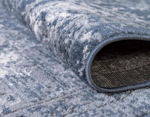 Rugs.com سجادة مجموعة أوريغون - 2' 2 × 3' سجادة زرقاء منخفضة الوبر مثالية لغرف المعيشة وغرف الطعام الكبيرة ومخططات الأرضيات المفتوحة in Kuwait