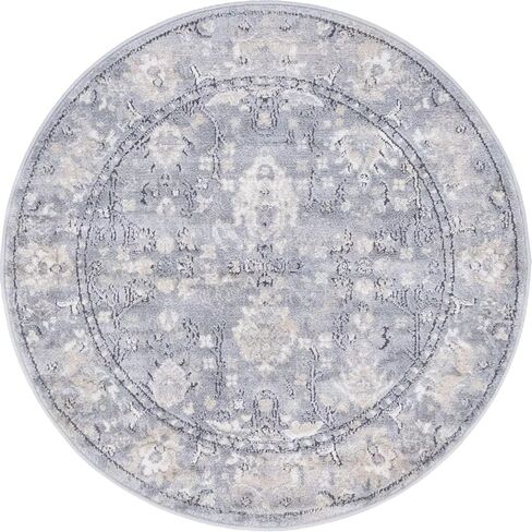 Rugs.com سجادة مجموعة أوريغون - 2' 2 × 3' سجادة زرقاء منخفضة الوبر مثالية لغرف المعيشة وغرف الطعام الكبيرة ومخططات الأرضيات المفتوحة in Kuwait