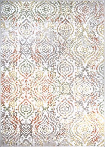 Home Dynamix Melrose Audrey Area Rug, 4x5, Ivory/Blue in Kuwait