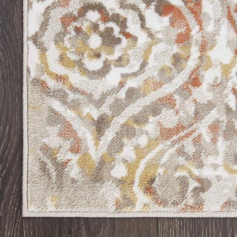 Home Dynamix Melrose Audrey Area Rug, 4x5, Ivory/Blue in Kuwait