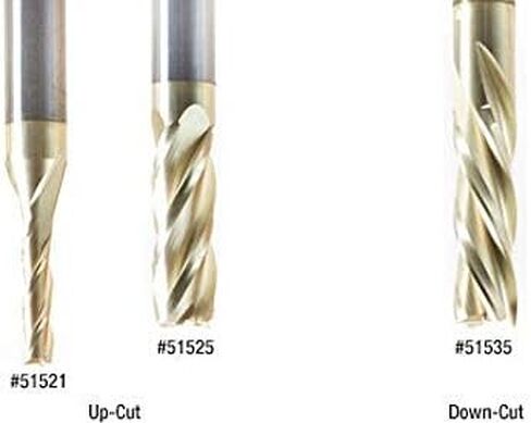 Amana Tool - 51535 Solid Carbide CNC Spiral for Glass Reinforced Plastic Cutting 1/4 Dia x in Saudi Arabia