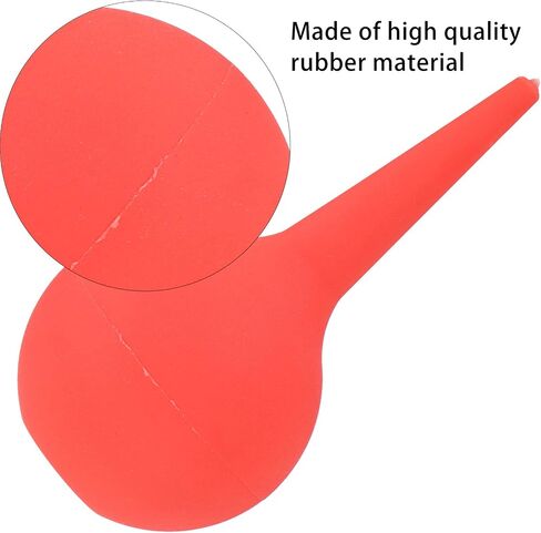 EXCEART Ear Wax Removal Cleaner 1pc Rubber Air Blower Pump Ball Hand Bulb Cleaner Ear Cleaner for Camera Lens Watch Keyboard Hearing Aids Cleaner (Red 60ml) Air Bulb Blower in Saudi Arabia