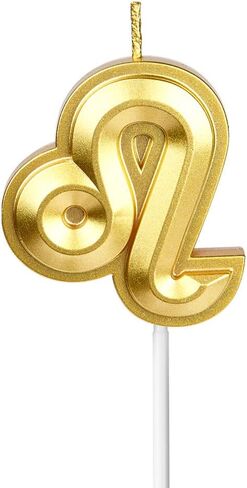 شموع كوكبة AOMIG، شموع كعكة عيد الميلاد، شمعة الحوت، شمعة عيد ميلاد ذهبية لامعة، مناسبة للأطفال والكبار، ديكور حفلات أعياد الميلاد، وحفلات الذكرى السنوية للزفاف، وحفلات التخرج in Kuwait