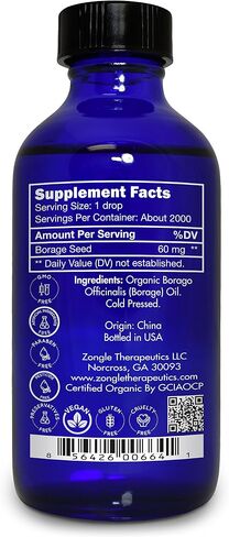Organic Black Seed Oil by Zongle, 4 OZ – Unrefined Virgin, Cold Pressed – USDA Certified Pure, Safe to Ingest, Food Grade, Therapeutic Grade in Saudi Arabia