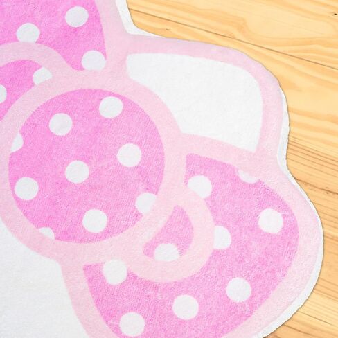 سجادة Kawaii Rugs اللطيفة من Kitty - سجادة منطقة الرسوم المتحركة للأطفال فائقة النعومة ومريحة لغرفة نوم الفتيات أو ديكور غرفة المعيشة in Kuwait