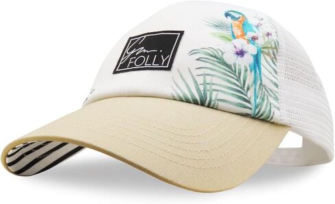 Baseball Cap for Women in Cute Dad Hat Design with Mesh to Stay Cool at The Beach in Summer in Saudi Arabia