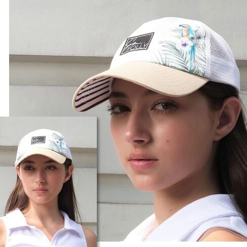 Baseball Cap for Women in Cute Dad Hat Design with Mesh to Stay Cool at The Beach in Summer in Saudi Arabia