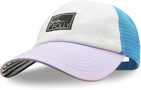 Baseball Cap for Women in Cute Dad Hat Design with Mesh to Stay Cool at The Beach in Summer in Saudi Arabia