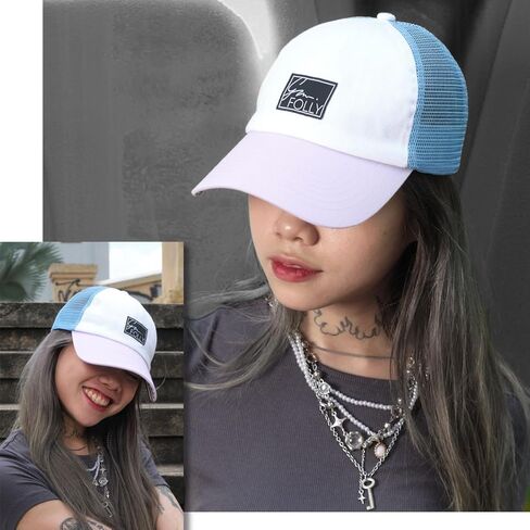 Baseball Cap for Women in Cute Dad Hat Design with Mesh to Stay Cool at The Beach in Summer in Saudi Arabia
