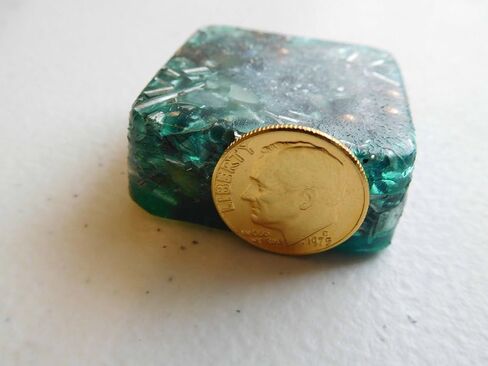 Brass Purple 2 Mini Cube Tower Busters Crystal Orgone (Brass Purple) in Kuwait