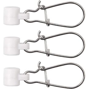 Fishing Line Sinker Slides Catfishing, Heavy Duty Sinker Weight Clips with High-Strength Stainless Steel Duo Lock Snaps Fish Finder Rig for Braid Line
