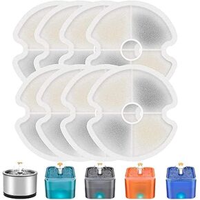 NNNN, Cat Water Fountain Filter for Pet Fountain Stainless Steel, 84oz 8 Pack in Saudi Arabia