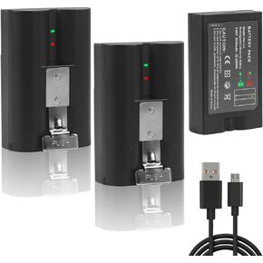 JUBOTY 2 حزم 6040mAh Li-ion 2023 بطارية بديلة جديدة مطورة متوافقة مع Ring-Video Doorbell 2/3/3plus/ 4 كاميرا/كاميرا لاصقة/كاميرا ثقب الباب/كاميرا كشاف بطارية قابلة للشحن in Kuwait