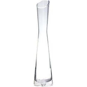 25cm Height Glass Flower Vase Clear Decorative Bud Vase Single Stem Vases for Home Wedding Christmas Decor