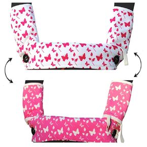 Drool and Teething Pad Reversible Organic Cotton 3-Piece Set Compatible with Ergobaby Four Position 360 Baby Carrier (Grey and White Arrows) [Patent Pending]