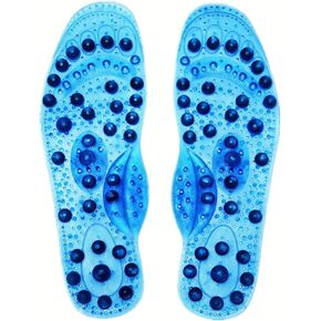 YtrKiasy Magnetic Reflexology Insoles Foot Massager Shoe-Pad Magnetic Insoles for Shoes Men and Women 68 Magnets Magnetic Insoles in Kuwait
