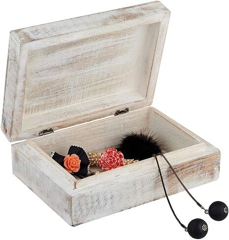 Better World Bio Rustic Decorative Wooden Box With Hinged Lid, Storage Box, Trinket Box, Memory Box for Keepsakes, Engraved with the Tree of Life Design, Paulownia Wooden Decor Box, 6"x4"x2" in Saudi Arabia