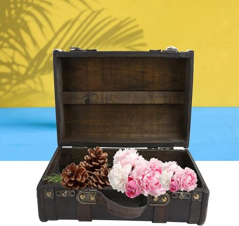 حقيبة Tuzoo الخشبية، حافظة خشبية جميلة محمولة ذات طراز عتيق، طراز عتيق لاستوديو الصور للرجال والنساء in Kuwait