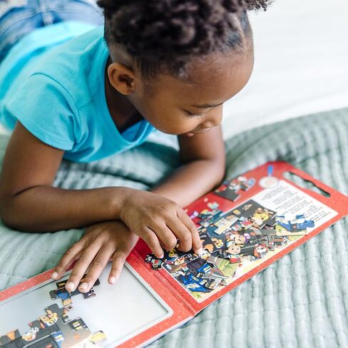 Melissa & Doug PAW Patrol Take-Along Magnetic Jigsaw Puzzles - Big Pup Trucks | Puzzles for Kids | Travel Activity Pad | 3 and Above | Gift for Boys or Girls | FSC-Certified Materials in Saudi Arabia