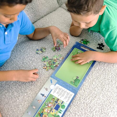 Melissa & Doug PAW Patrol Take-Along Magnetic Jigsaw Puzzles - Big Pup Trucks | Puzzles for Kids | Travel Activity Pad | 3 and Above | Gift for Boys or Girls | FSC-Certified Materials in Saudi Arabia