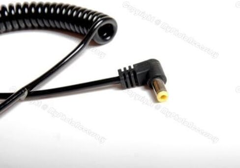 Stretchable Coiled 5.5mm/2.5mm DC Power Cable Extension Power Supply Cale for Photography BMCC Camera in Saudi Arabia