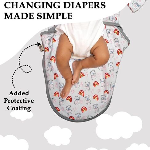 BABYKINZ Baby Swaddle Wrap | Swaddles for Newborn Baby | Zipper Bottom Easy Diaper Change Baby Sleep Sack with Mitten Cuffs in Saudi Arabia