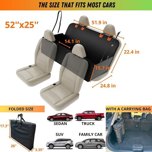 Rear Seat Extension for Dogs in The Car - The Safety and Comfort of Your Pet in Saudi Arabia
