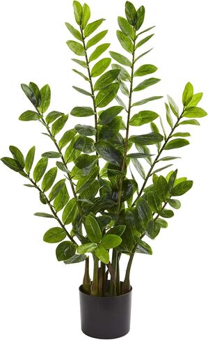 Nearly Natural 3’ Zamioculcas Artificial Silk Plants, Green in Saudi Arabia
