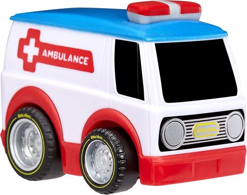 Little Tikes, My First Cars, Crazy Fast Cars 2-Pack Racin’ Responders, Fire Truck, Ambulance, Pullback Toy Car Vehicle Goes up to 50 ft in Saudi Arabia
