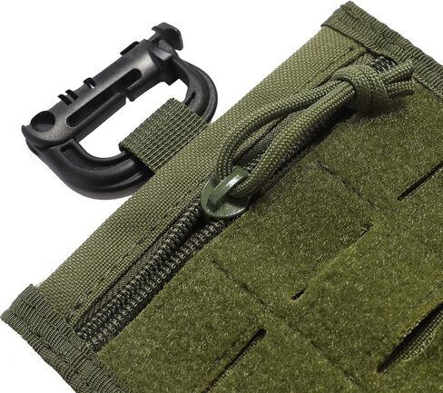 TAXATM Horizontal Molle Patch Panel Zipper Pouch, Molle Patch Display Holder for Backpack, Mini Patch Board Include PVC Flag Patch in Saudi Arabia