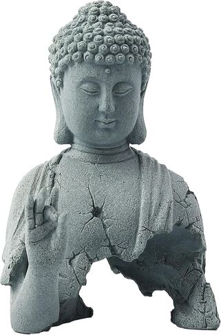 Buddha Statue for Home Stone Zen Garden Accessories Meditation Zen Garden Yoga Bonsai Micro Landscape Feng Shui Decor Fish Tank Aquarium Decorations in Kuwait