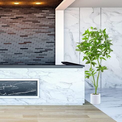 Waoops Artificial Tree 5.3Ft Pachira Macrocarpa Money Tree in Pot Fake Plant Faux Tree for Office Decor Indoor or Outdoor Home Decoration Housewarming Gift in Kuwait